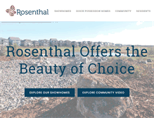 Tablet Screenshot of liverosenthal.com